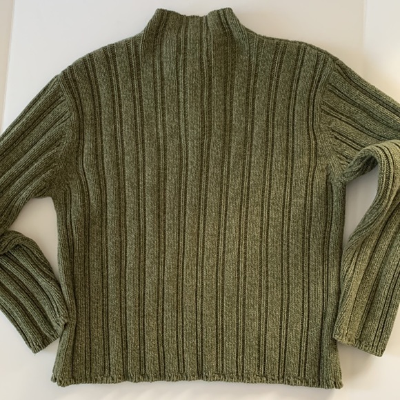 Cabela’s Woman XL Cable Knit 3/4 Zip Cotton Sweater - Picture 5 of 8